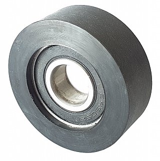 Rolna polyuretan s kuličkovým ložiskem 28x11mm