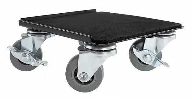Stěhovací plošiny na nábytek otočné SET (5ks) - 300kg černé