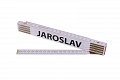 Metr skládací 2m JAROSLAV (PROFI,bílý,dřevo)