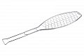 Opékač ryby 360x130mm,600mm