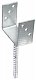 Patka sloupku U 81x60x100mm tl.4mm trn 18x200mm ZN