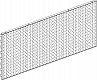 Zadní panel 200/1330mm děrovaný S !OBJ!
