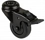 BLACK edition otočné s brzdou 75mm na šroub