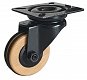Designové kolečko WOOD otočné průměr 50mm