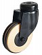 Designové kolečko WOOD otočné průměr 75mm - na šroub