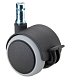Kolečko s čepem a brzdou gumové průměr 50mm čep/10mm