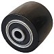 Rolna polyuretan s kuličkovým ložiskem 35x27/30-6mm