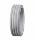 Náhradní gumový běhoun - návlek pro kolečka 50x12mm (sada 4ks) ŠEDÉ